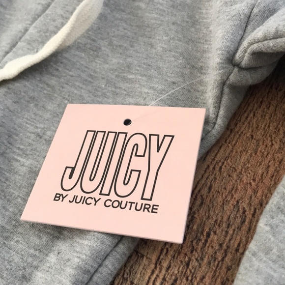 New Juicy Couture Heather Cozy Hoodie - Picture 4 of 6